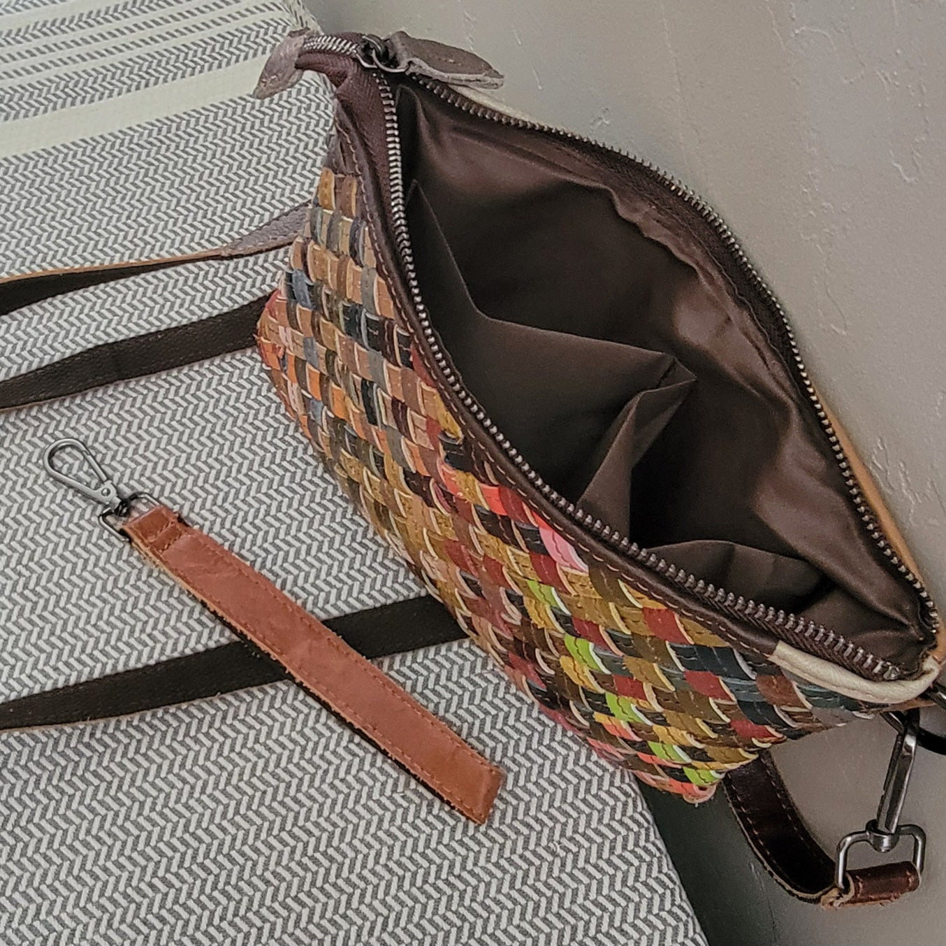 Patchwork crossbody bag