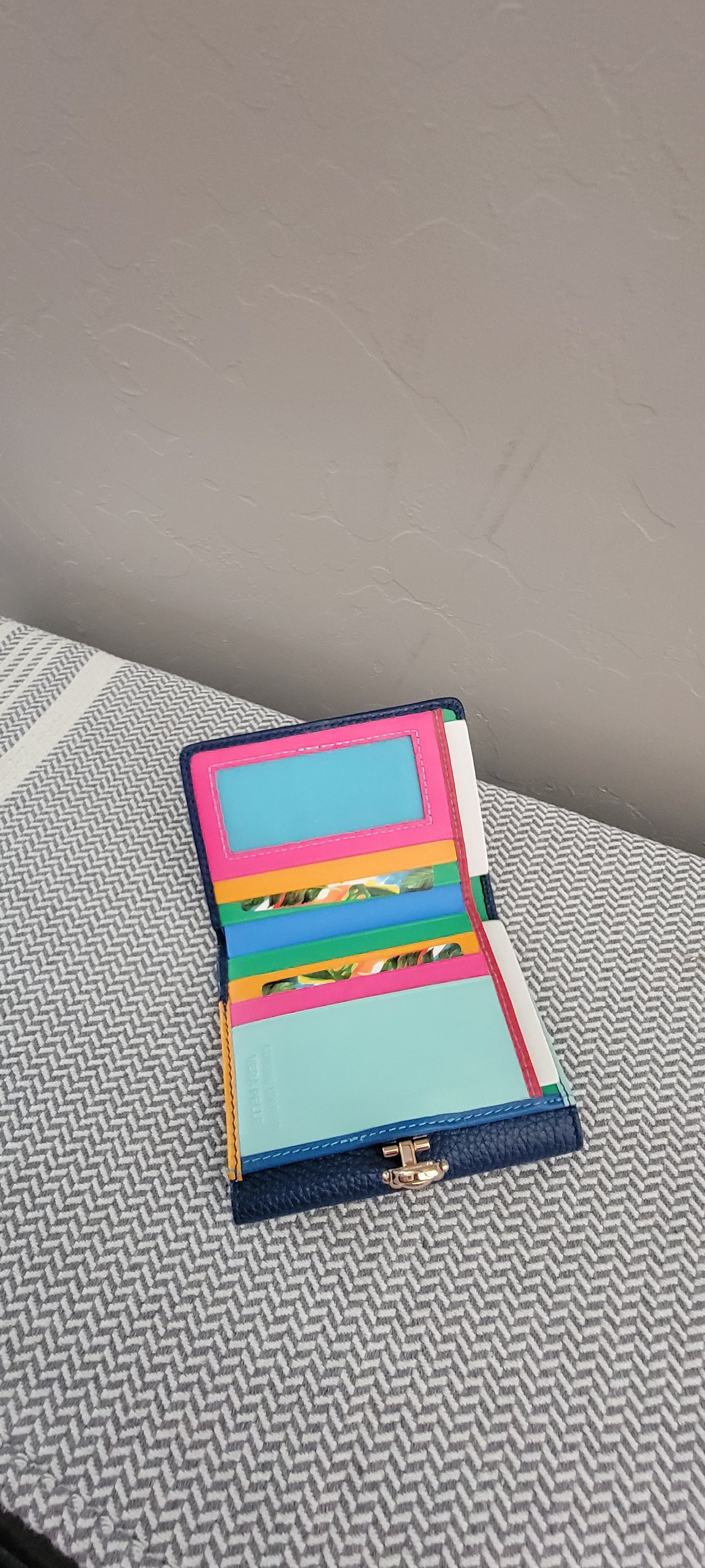 Colorful Vera Pelle small wallet