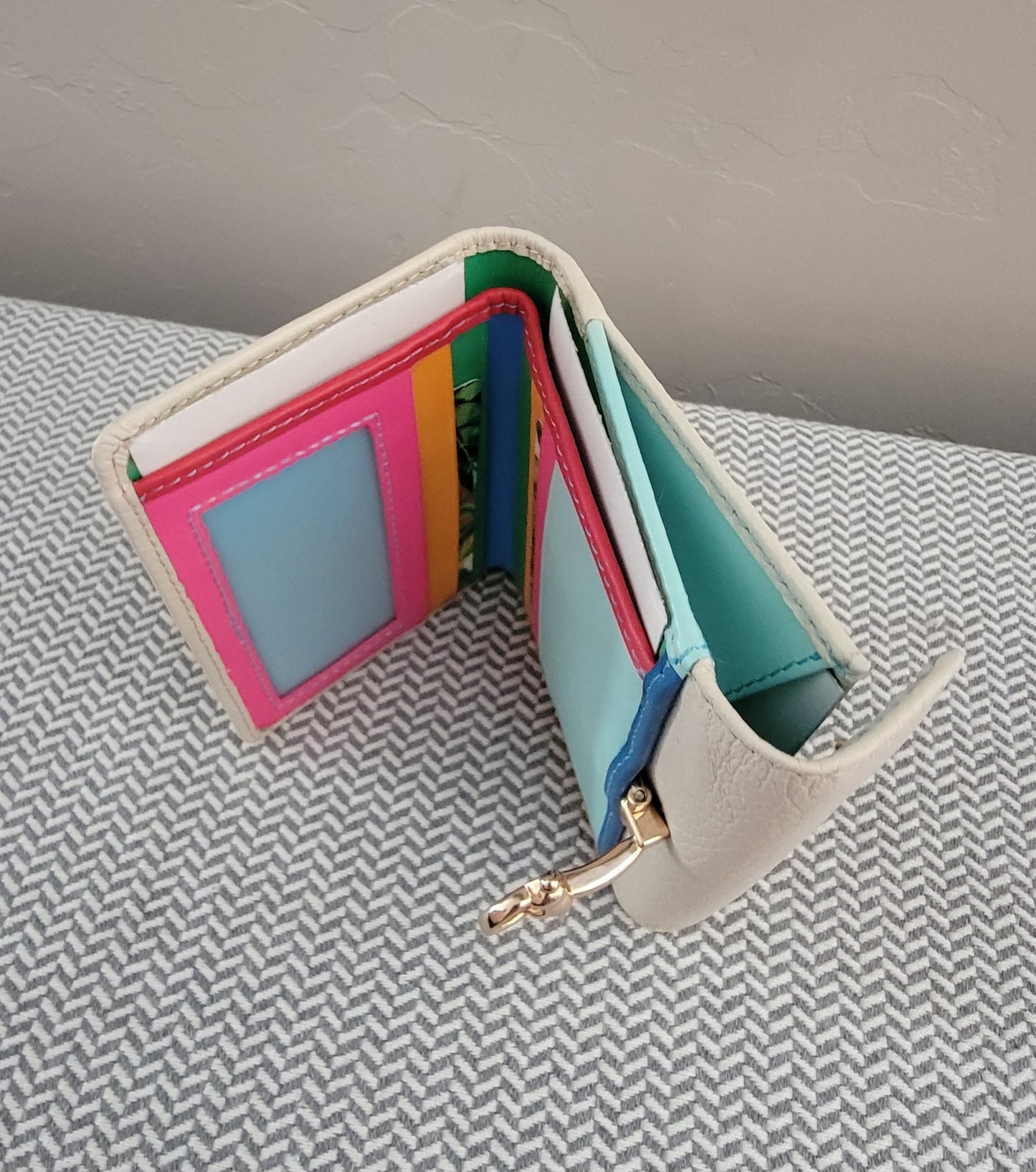 Colorful Vera Pelle small wallet