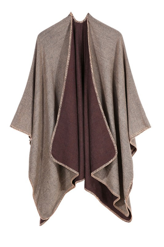 Womens casual shawl wrap