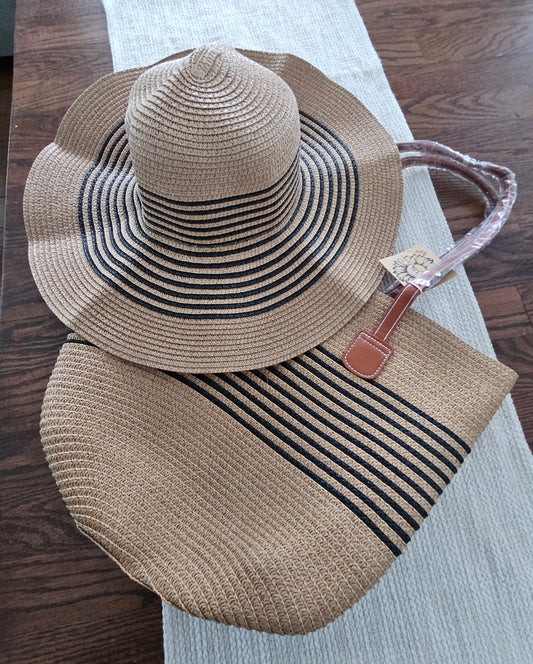 Summer beach Hat with bag