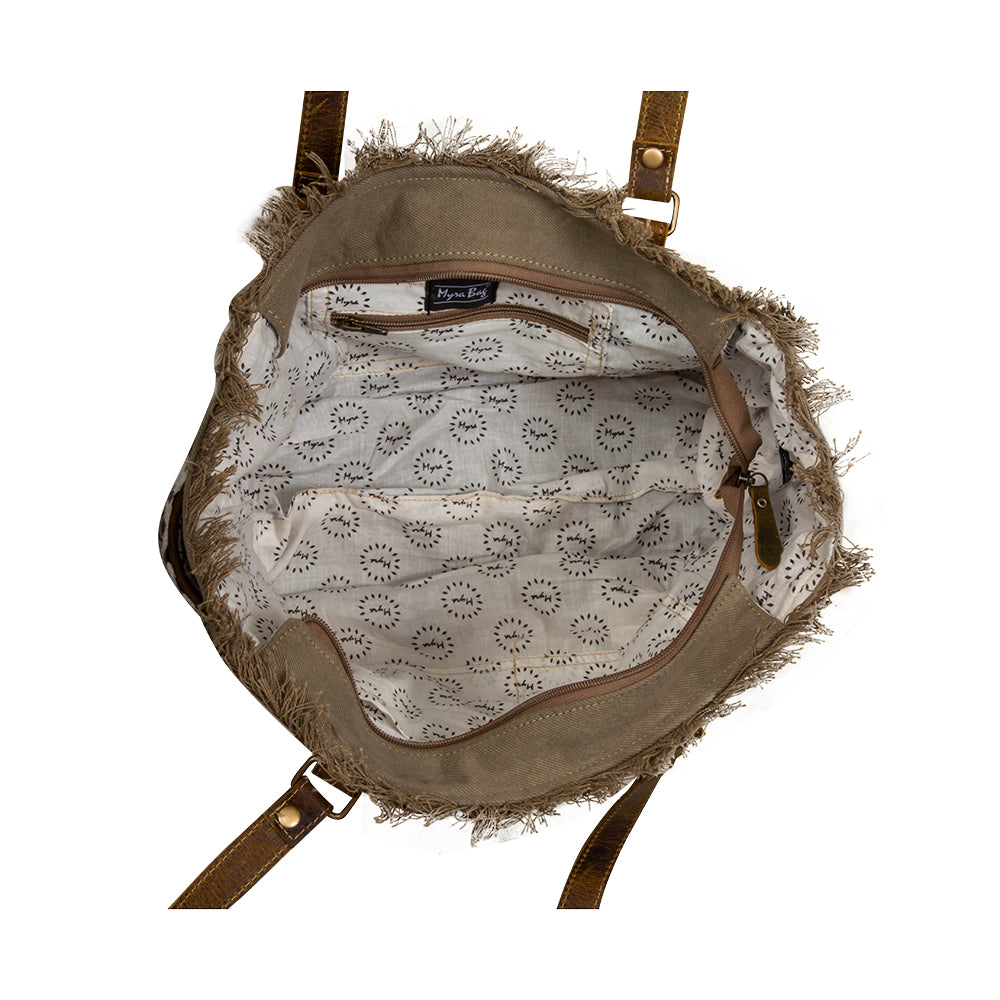 Myra Sand Weaver Bag