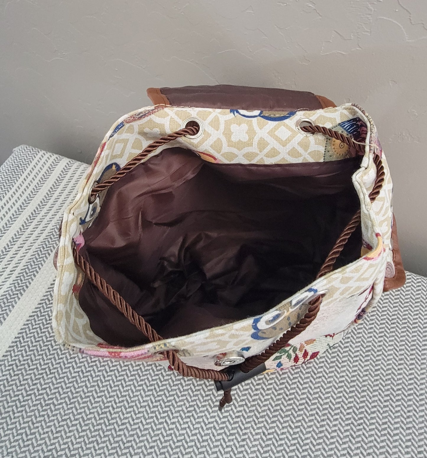 Owl backpack purse