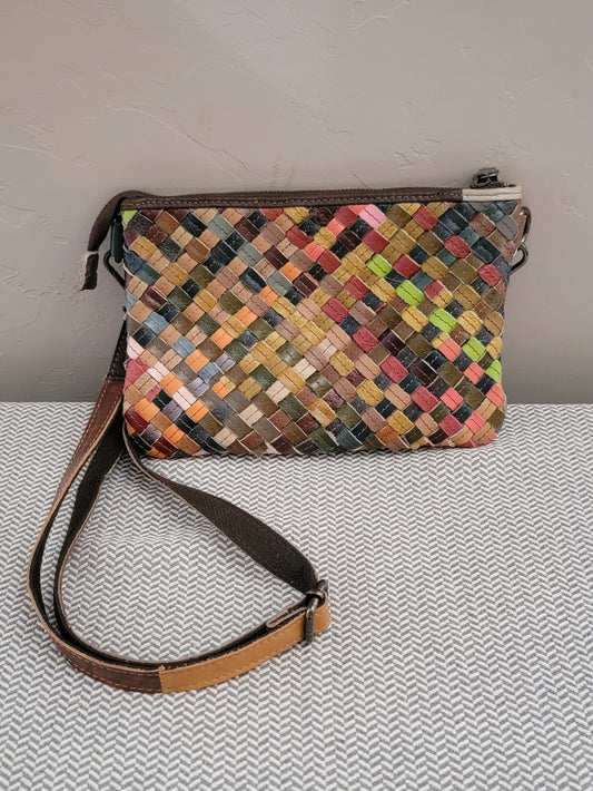 Patchwork crossbody bag