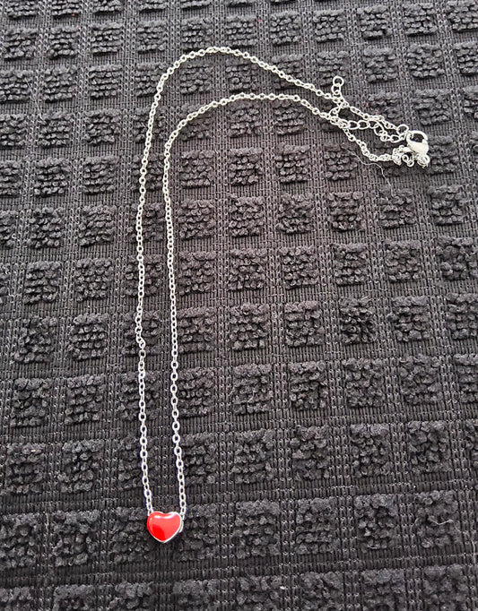 Red Heart Necklace