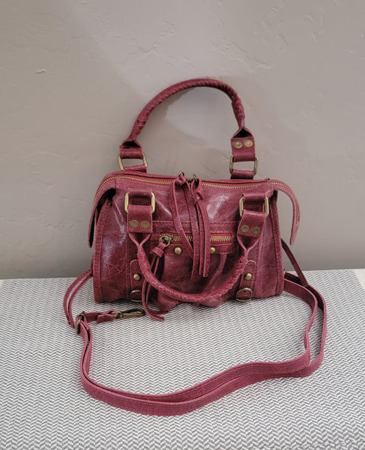 Genuine textured leather